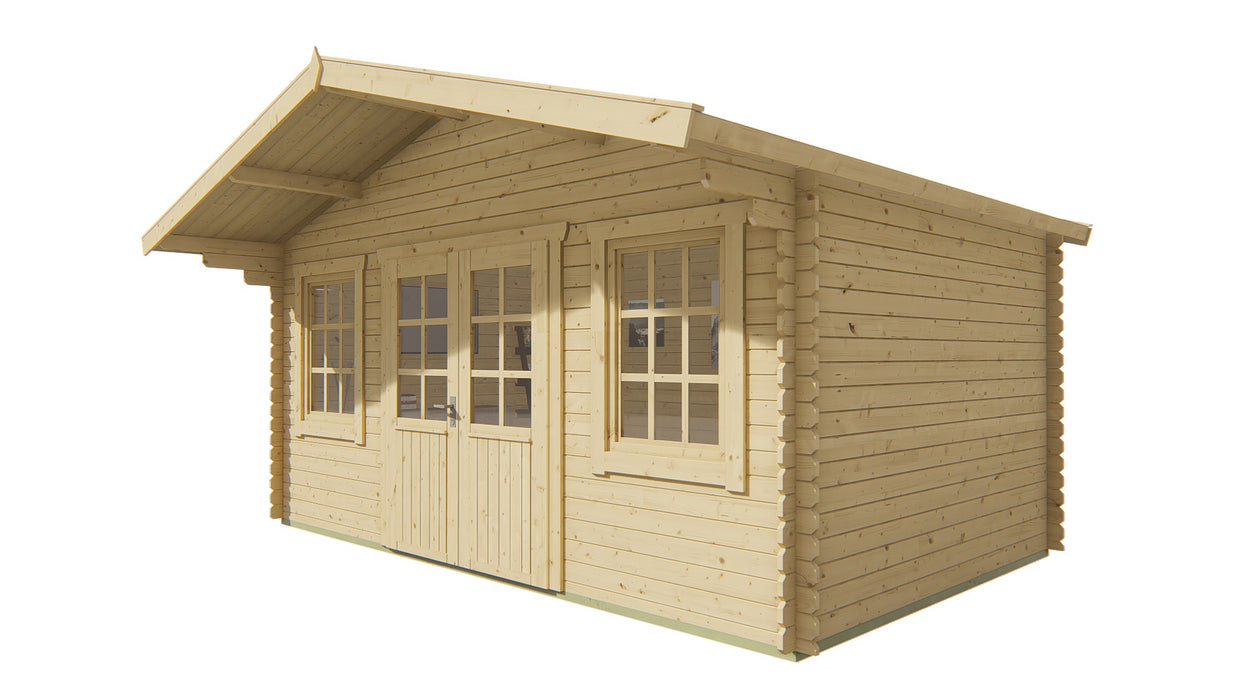 Blokhut - Tuinhuis Skyler | 28 mm | vuren Red Class Wood geïmpregneerd