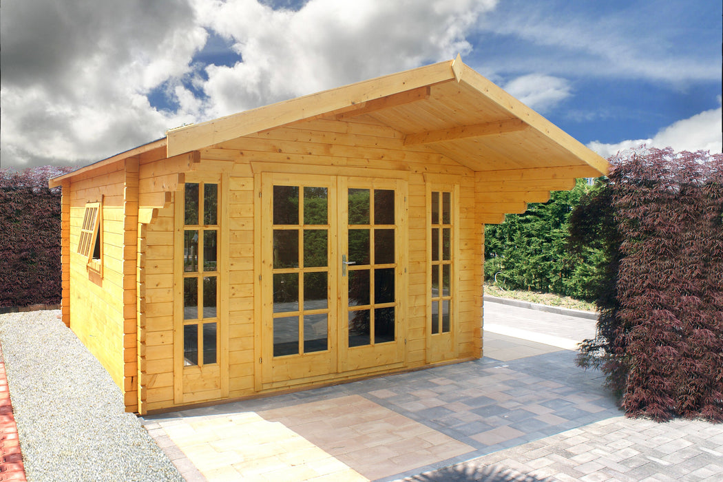 Blokhut - Tuinhuis Sören | 44 mm | vuren onbehandeld