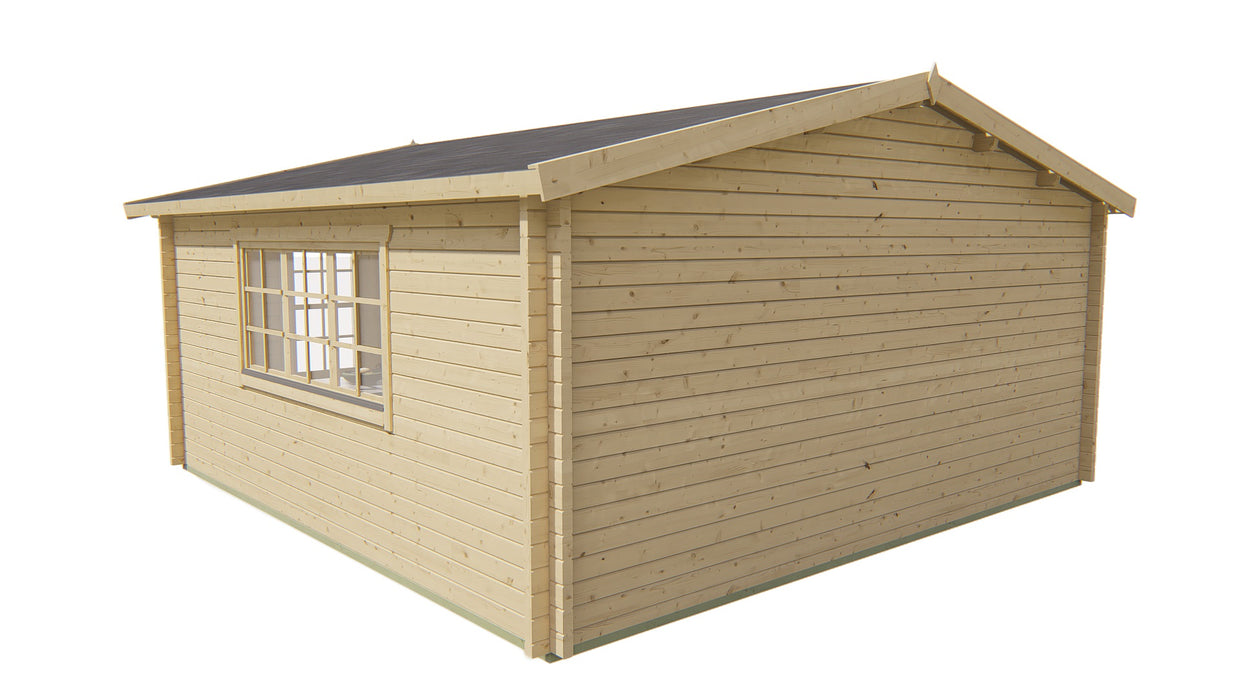 Blokhut - Tuinhuis Southampton | 58 mm | vuren Red Class Wood geïmpregneerd