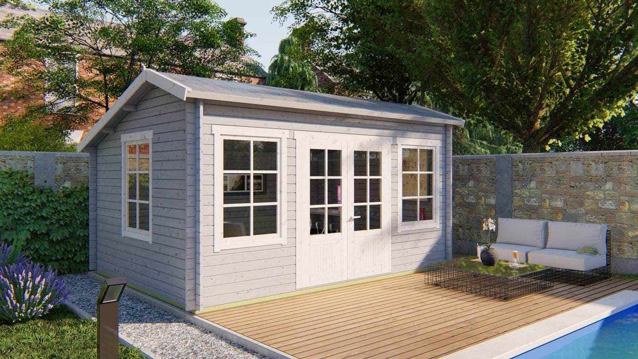 Blokhut - Tuinhuis Tane | 40 mm | vuren Red Class Wood geïmpregneerd