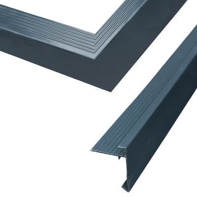Aluminium daktrim set Antraciet t.b.v. Freddy
