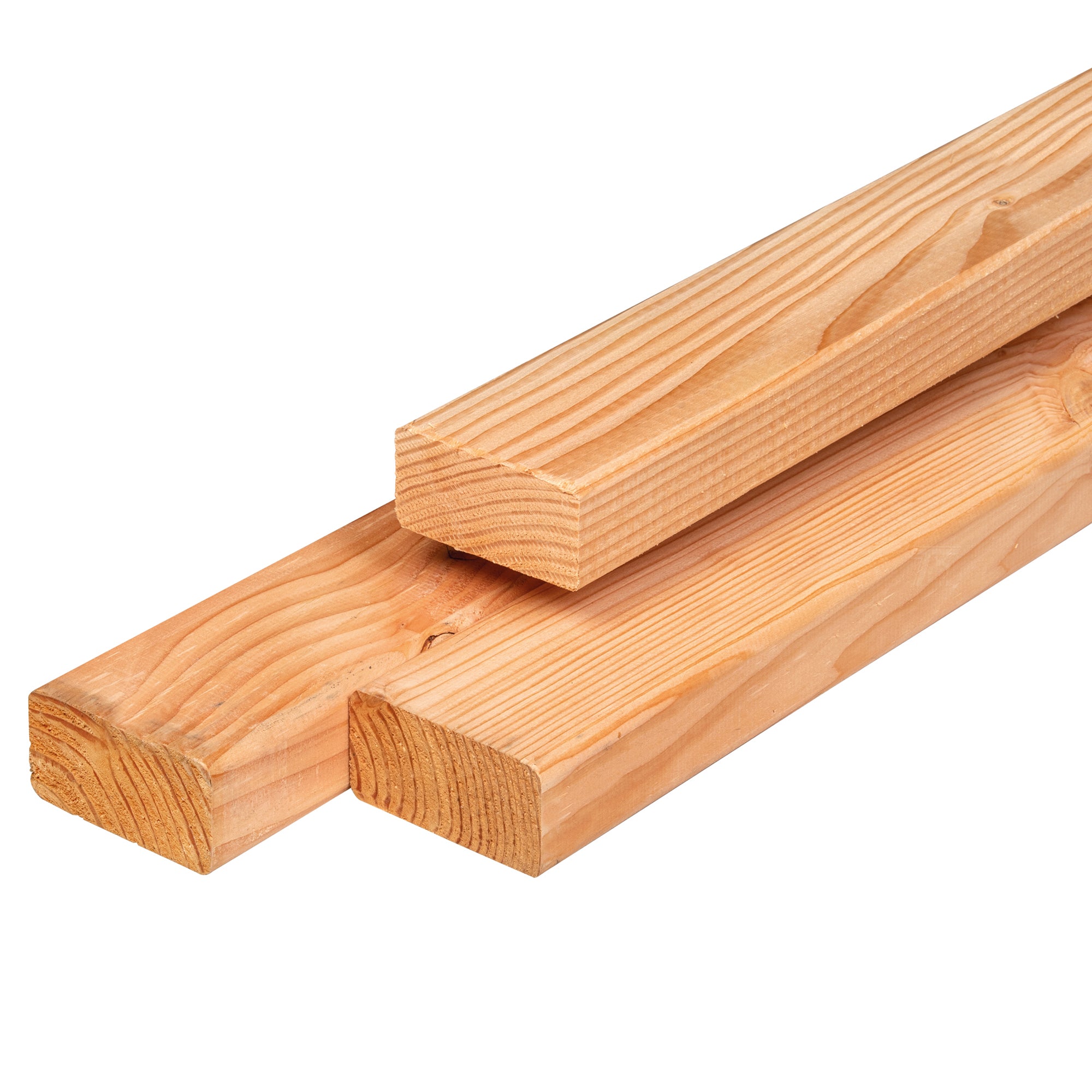 Douglas regel 2,1 x 4,5 x 300 cm, vers, fijnbezaagd, scherpkantig