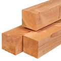 Douglas paal 14,0 x 14,0 x 600 cm, gedroogd, geschaafd, 4 ronde hoeken