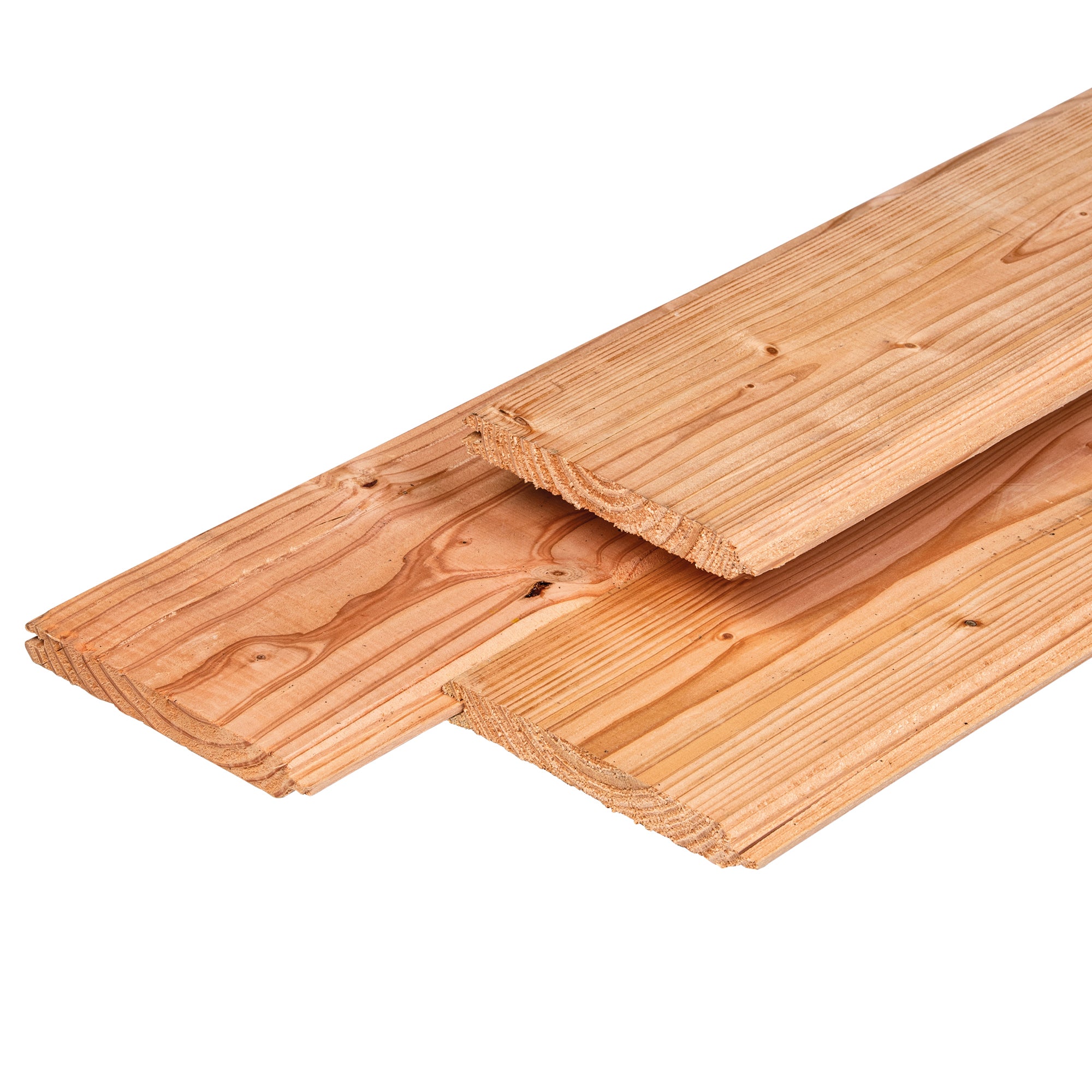 Douglas t&g-profiel 1,8 x 14,5 x 400 cm, gedroogd, geschaafd, 2 zijden vellingkant