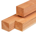 Douglas paal 11,0 x 11,0 x 500 cm, gedroogd, geschaafd, 4 ronde hoeken