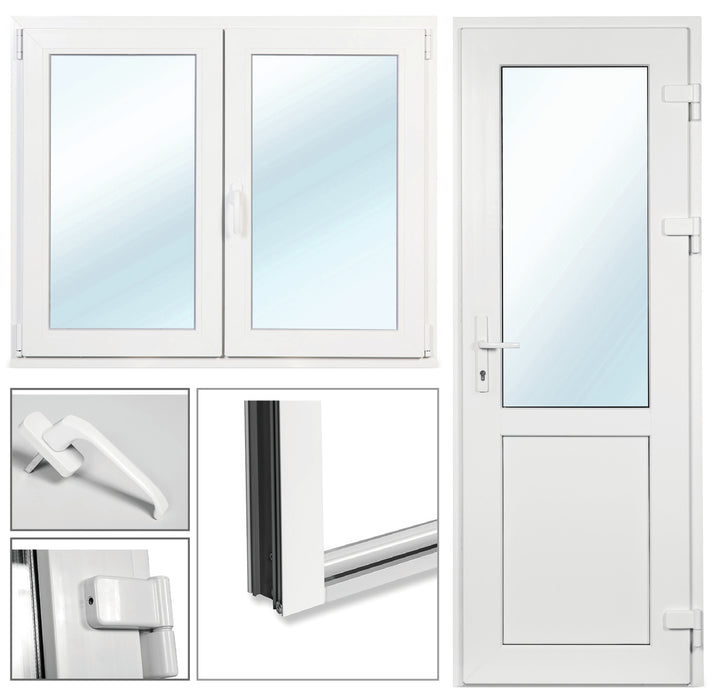 Kunststof ramen en buitendeuren wit Kay