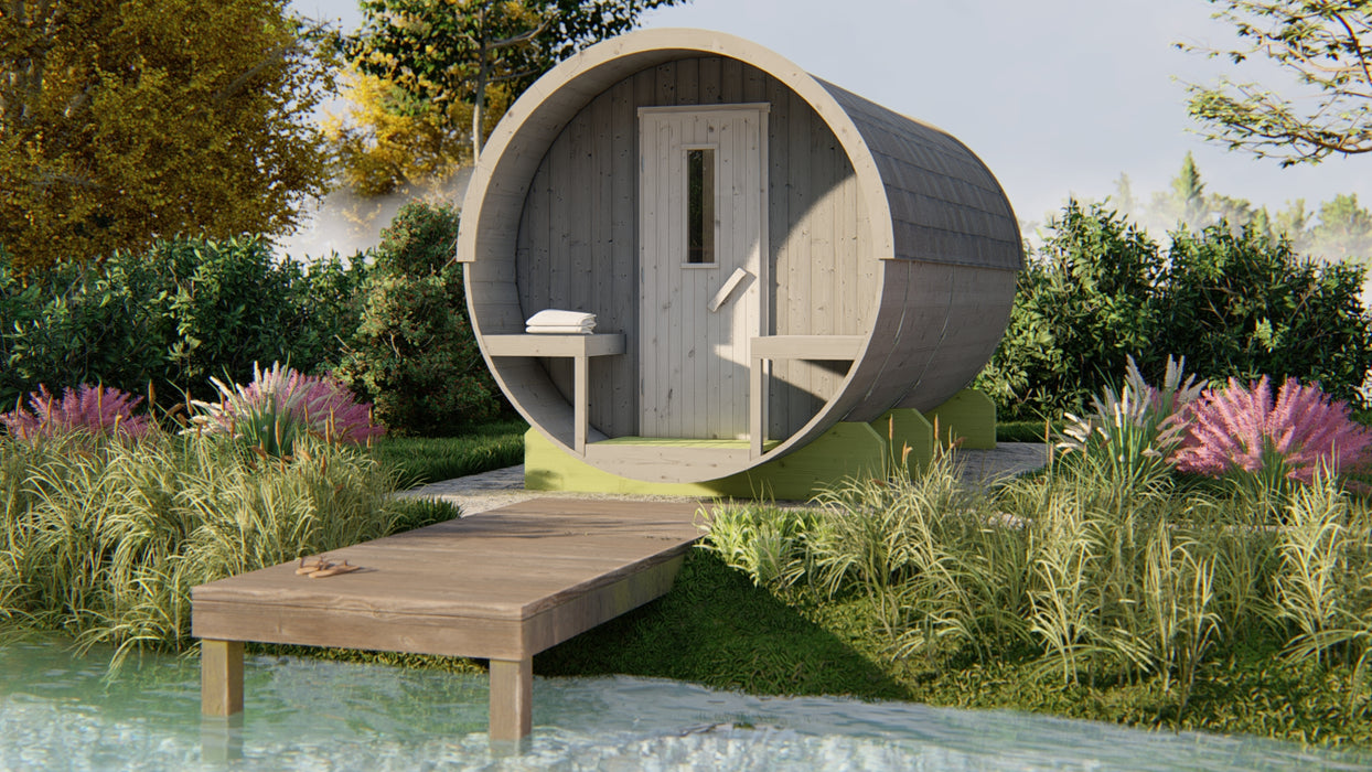 Saunabarrel | Ø205 x 400 cm | 38 mm | onbehandeld vuren