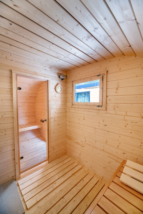 Sauna Oval | 28/42 mm | onbehandeld