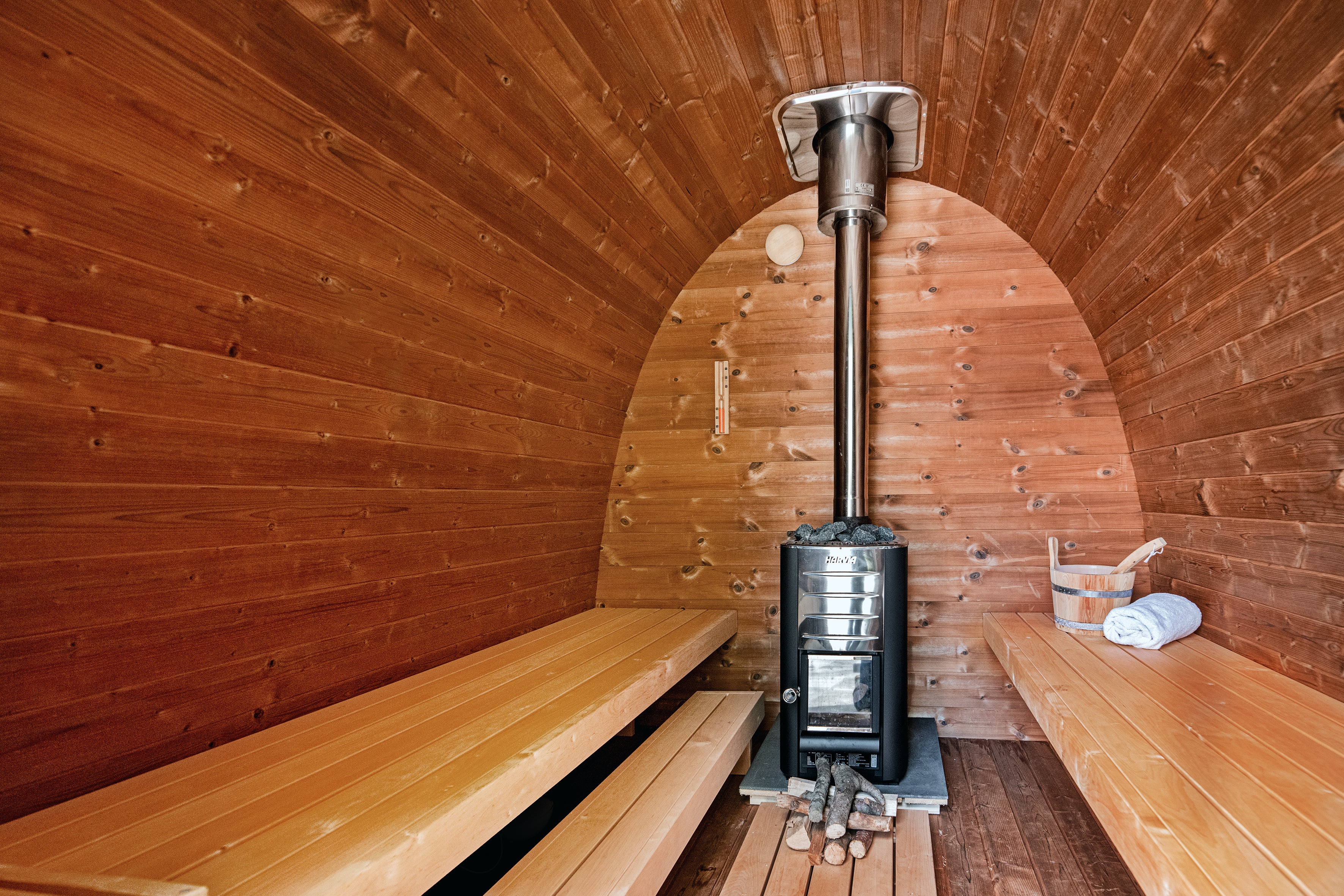 Sauna POD Tolva 260 cm | 42 mm | Thermowood