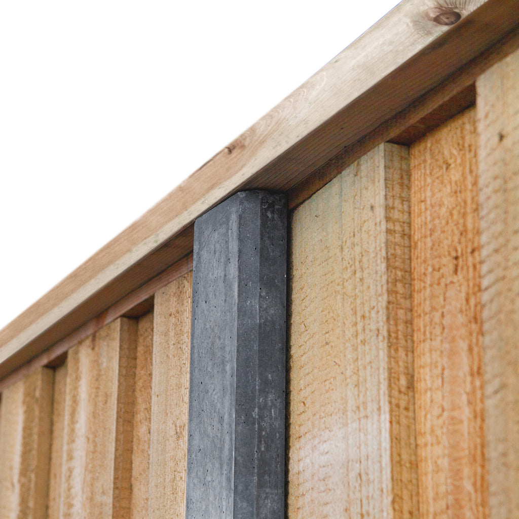 Grenen ligger 3,5 x 11,5 x 400 cm, groen geïmpregneerd, geschaafd, 4 ronde hoeken