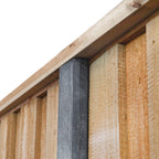 Grenen ligger 3,5 x 11,5 x 400 cm, groen geïmpregneerd, geschaafd, 4 ronde hoeken