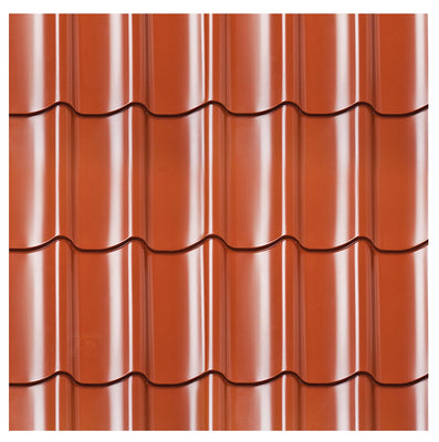 Dakpanprofielplaten terracotta, Juha