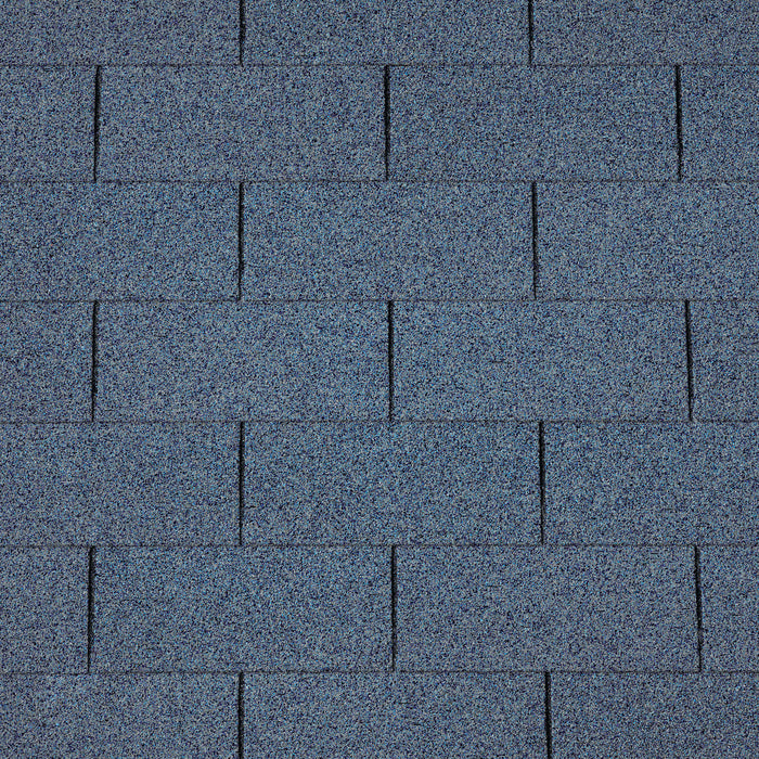 Dakshingles recht blauw - pak 3 m²