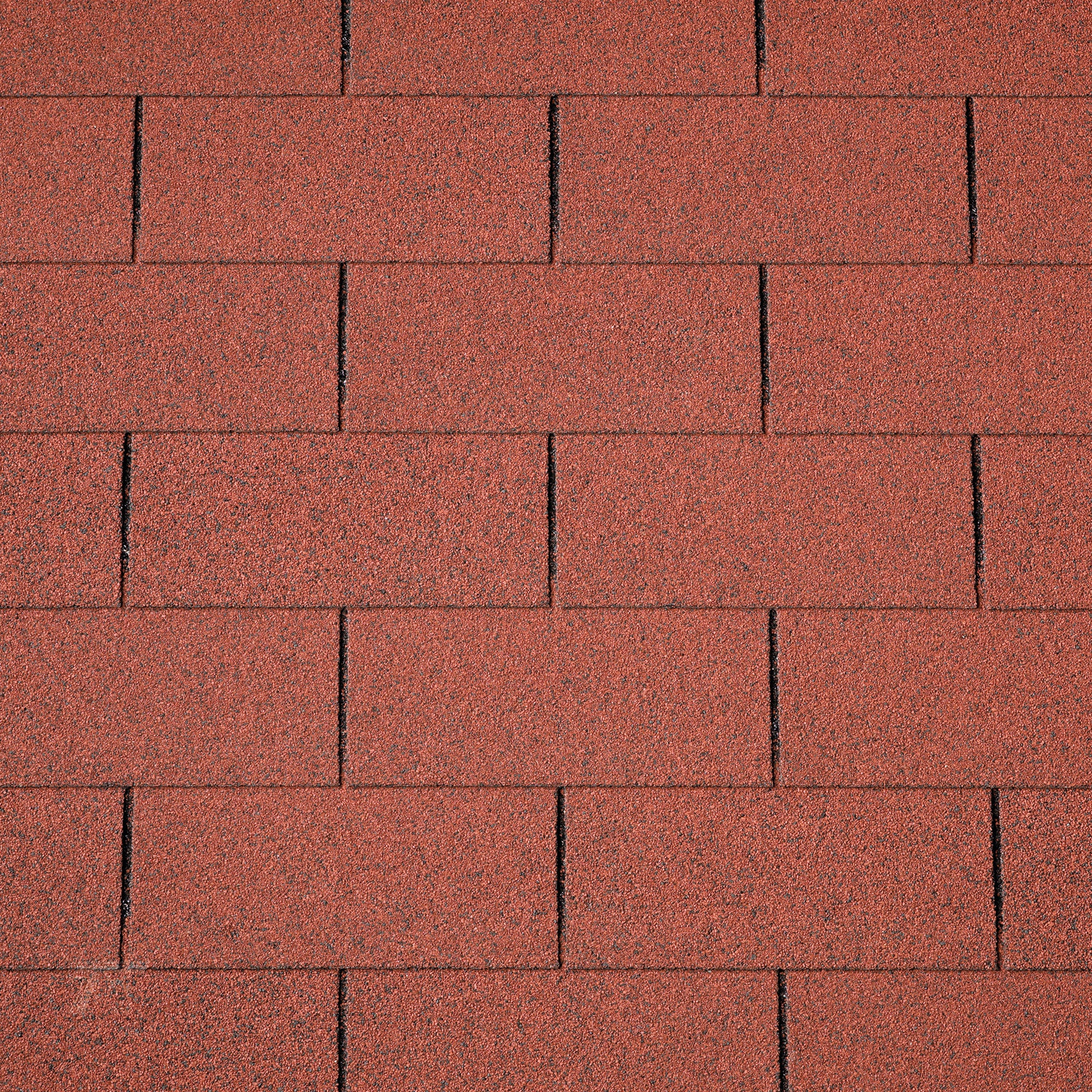 Dakshingles recht rood - pak 3 m²