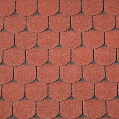 Dakshingles beverstaart rood - pak 3 m²