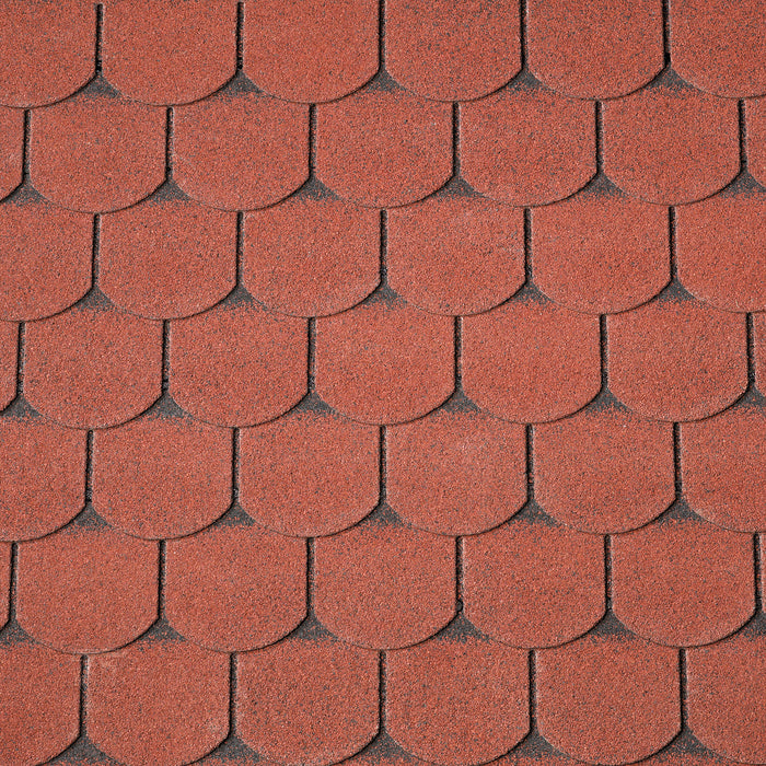 Dakshingles beverstaart rood - pak 3 m²