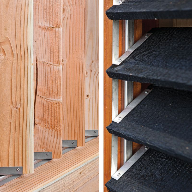 Flex Fence zwart gepoedercoat zelfbouwpakket lengte 220 cm