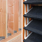 Flex Fence zwart gepoedercoat zelfbouwpakket lengte 220 cm