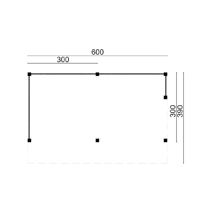 DHZ Kapschuur Goor Douglas 600 x 300 cm