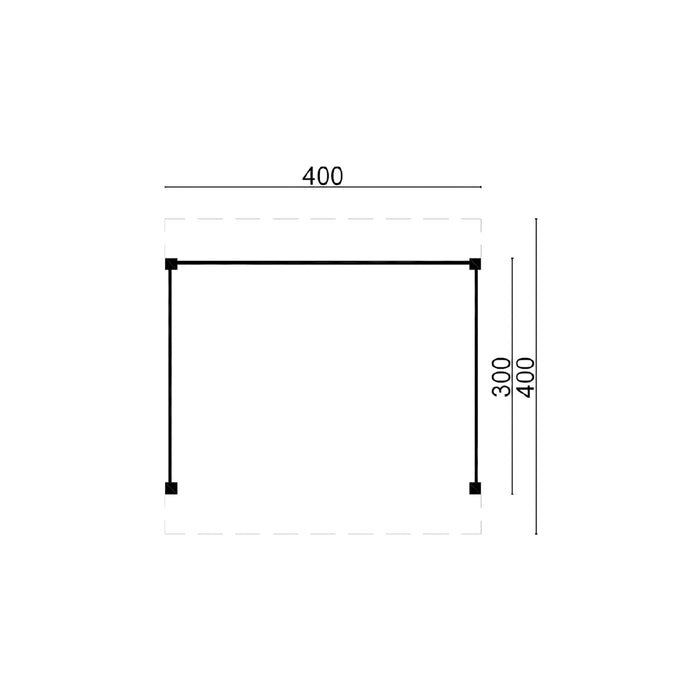 DHZ Plat dak Ommen Douglas 300 x 400 cm