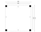 DHZ Renesse Red Class Wood 300 x 313 cm
