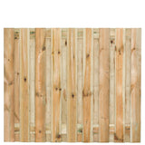 Tuinscherm grenen groen geïmpregneerd 19-planks (17 + 2) Vasse 150 x 180 cm