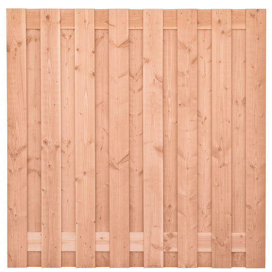 Tuinscherm Douglas, geschaafd, 17-planks (15 + 2) Zillertal 180 x 180 cm