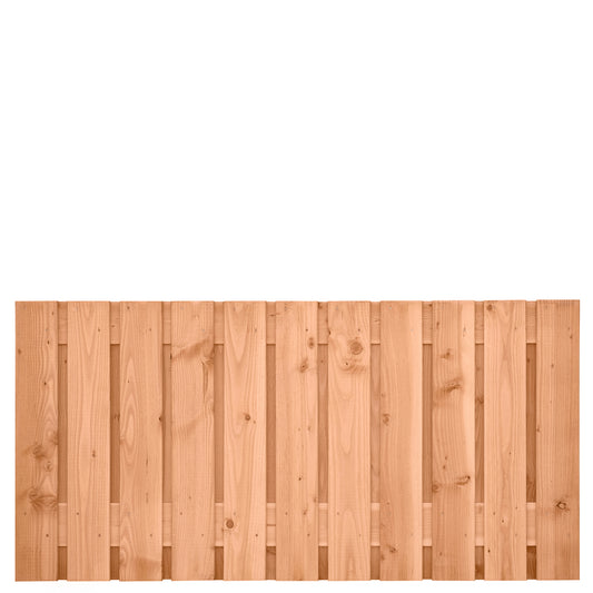 Tuinscherm Douglas geschaafd 23-planks (21 + 2) Harz 90 x 180 cm