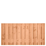 Tuinscherm Douglas geschaafd 23-planks (21 + 2) Harz 90 x 180 cm