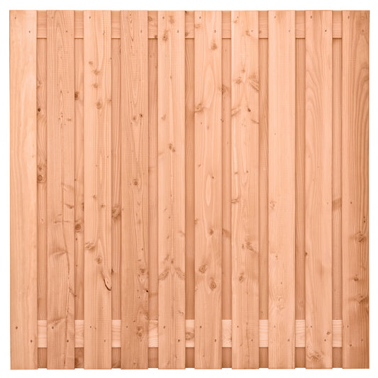 Tuinscherm Douglas geschaafd 21-planks (19 + 2) Zwarte Woud 180 x 180 cm