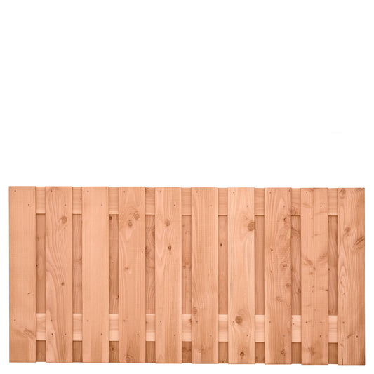 Tuinscherm Douglas geschaafd 21-planks (19 + 2) Zwarte Woud 90 x 180 cm