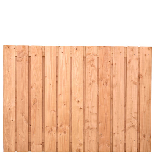 Tuinscherm Douglas geschaafd 23-planks (21 + 2) Harz 130 x 180 cm