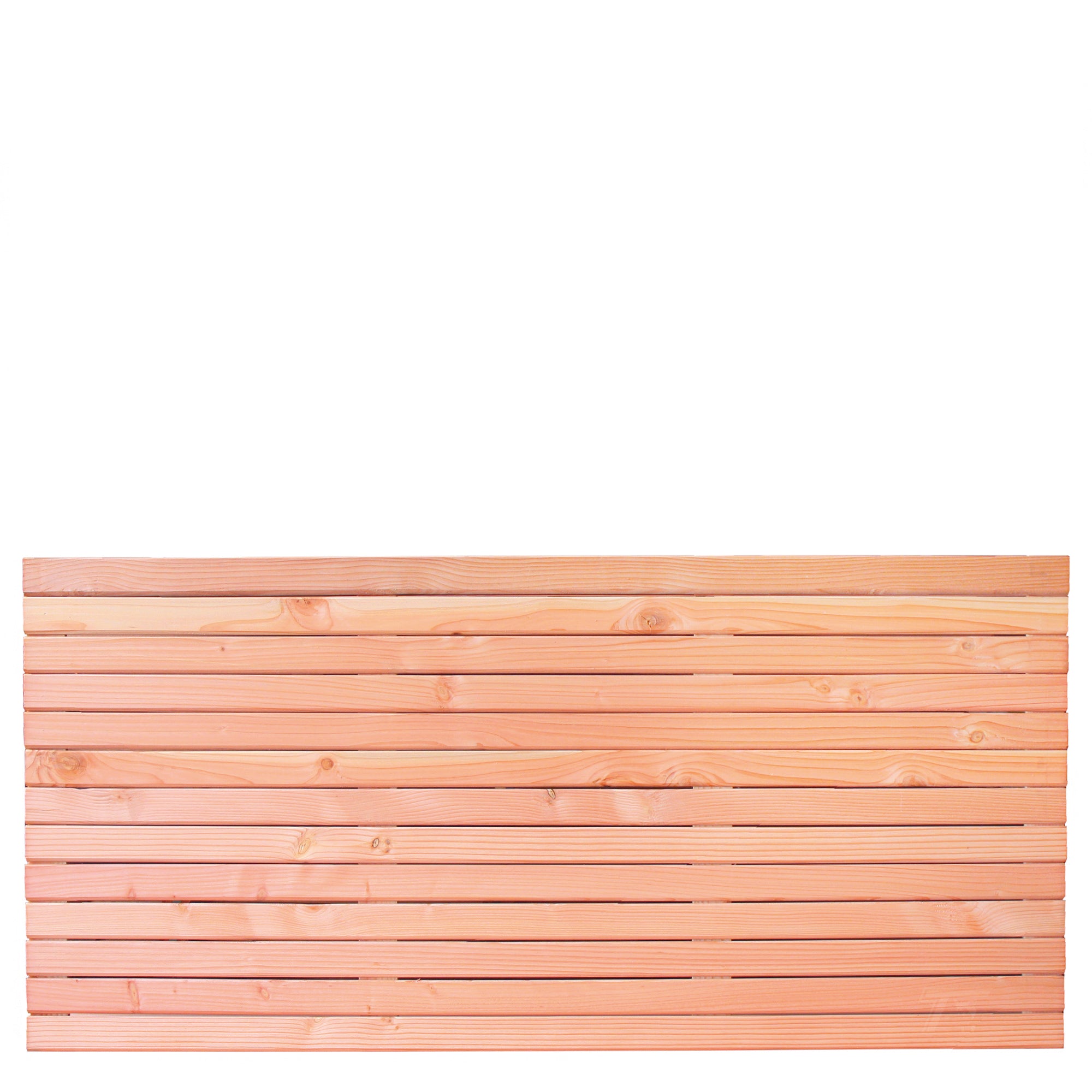 Rhombusscherm Klagenfurt, douglas, RVS-geschroefd, enkelzijdig bekleed, 30-planks 180 x 90 cm