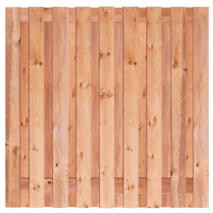 Tuinscherm Red Class Wood, 19-planks (17 + 2) Tanger 180 x 180 cm