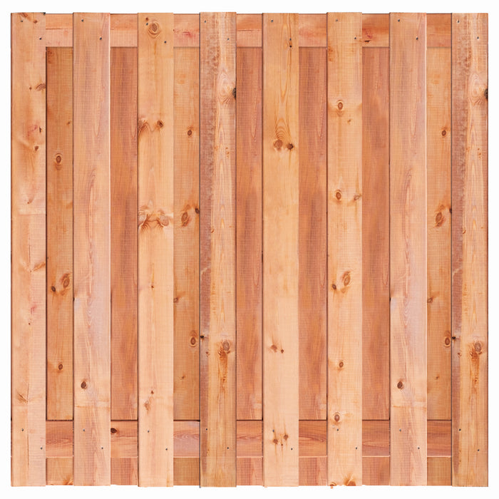 Tuinscherm Red Class Wood, 17-planks (15 + 2) Marrakesh 180 x 180 cm