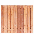 Tuinscherm Casablanca, Red Class Wood geïmpregneerd ME vuren, RVS-geschroefd, 21-planks (19+2) 180 x 150 cm