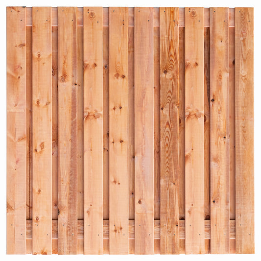 Tuinscherm Red Class Wood 21-planks (19 + 2) Casablanca 180 x 180 cm