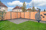 Tuinscherm Red Class Wood 21-planks (19 + 2) Casablanca 180 x 180 cm