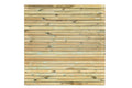 Rhombusscherm Borne, groen geïmpregneerd grenen, RVS-geschroefd, 30-planks (27+3) 180 x 180 cm
