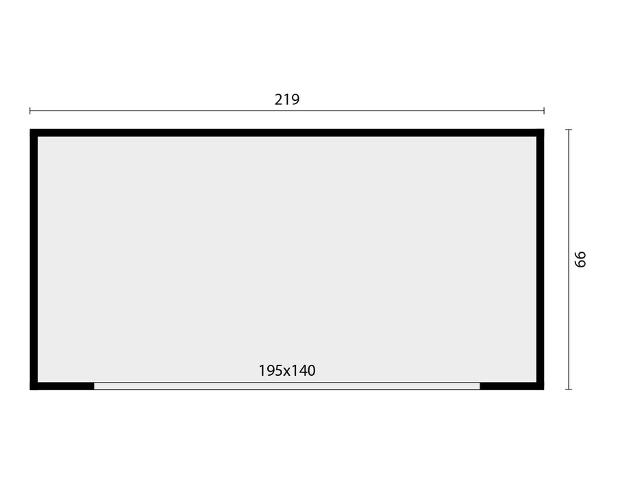 Douglas containerberging Linna 219 x 99 x 174 cm