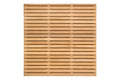 Tuinscherm Prinsenbeek, bangkirai hardhout, RVS-geschroefd, 40-planks (36+4) 180 x 180 cm