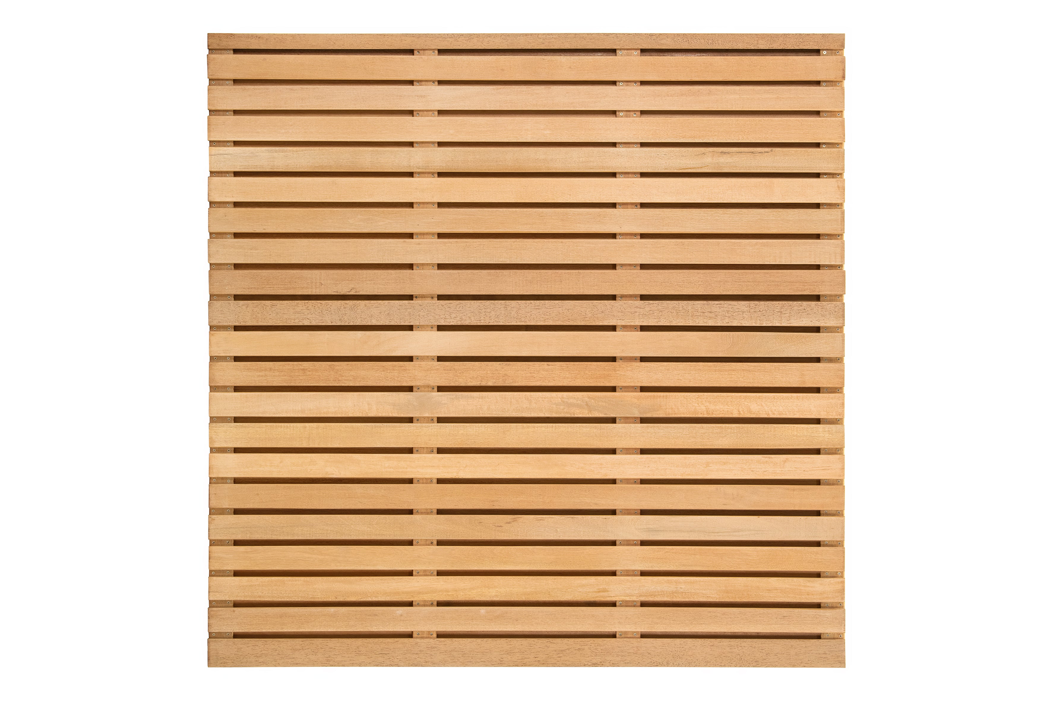 Tuinscherm Prinsenbeek, bangkirai hardhout, RVS-geschroefd, 40-planks (36+4) 180 x 180 cm