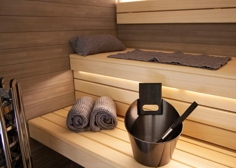 Sauna accessoire Harvia door Luhta saunakussen 22x40cm grijs