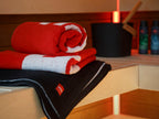 Harvia handdoek 70,0 x 140 cm rood