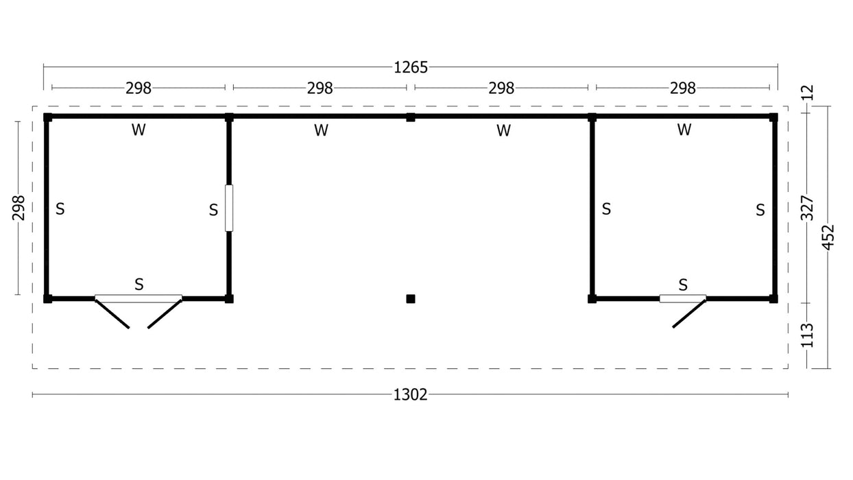 Bergen XL Type 12 Douglas Gedroogd Potdekselplank blank