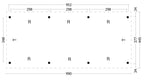 Hamar XL, Type 5 Douglas Gedroogd Potdekselplank blank
