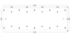 Hamar XL, Type 9 Douglas Gedroogd Potdekselplank blank