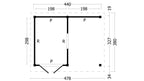 Oslo L type 4 douglas gedroogd potdekselplank blank