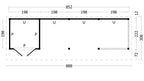 Bergen L Type 11 Douglas Gedroogd Potdekselplank blank