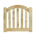 Tuinhekdeur grenen groen geïmpregneerd de Luxe 80 x 100 x D4 cm